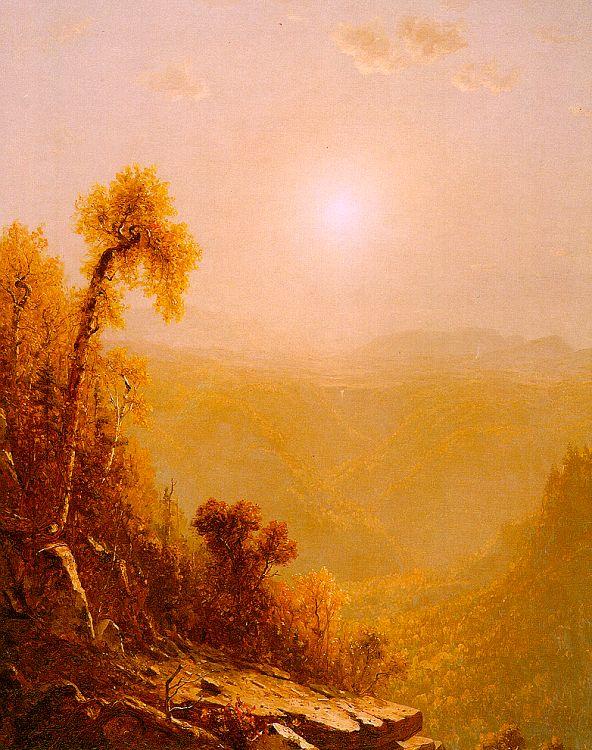 Sanford Robinson Gifford October in the Catskills Sweden oil painting art